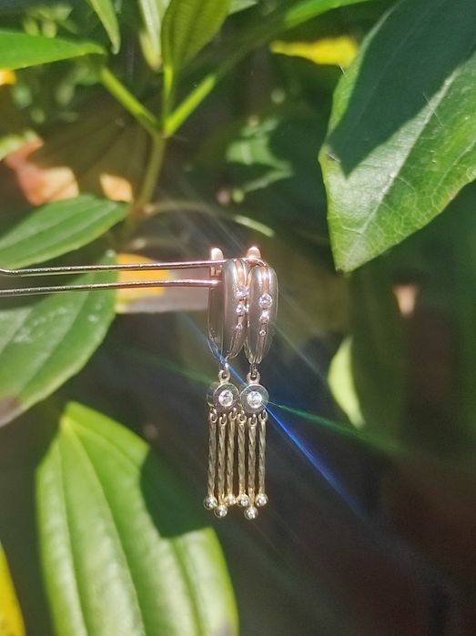 Сережки з дiамантами