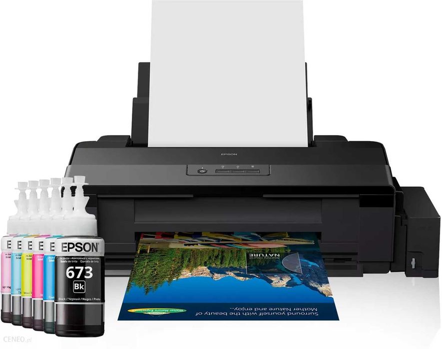 Nowa Drukarka Fotograficzna Epson L1800 z tuszami