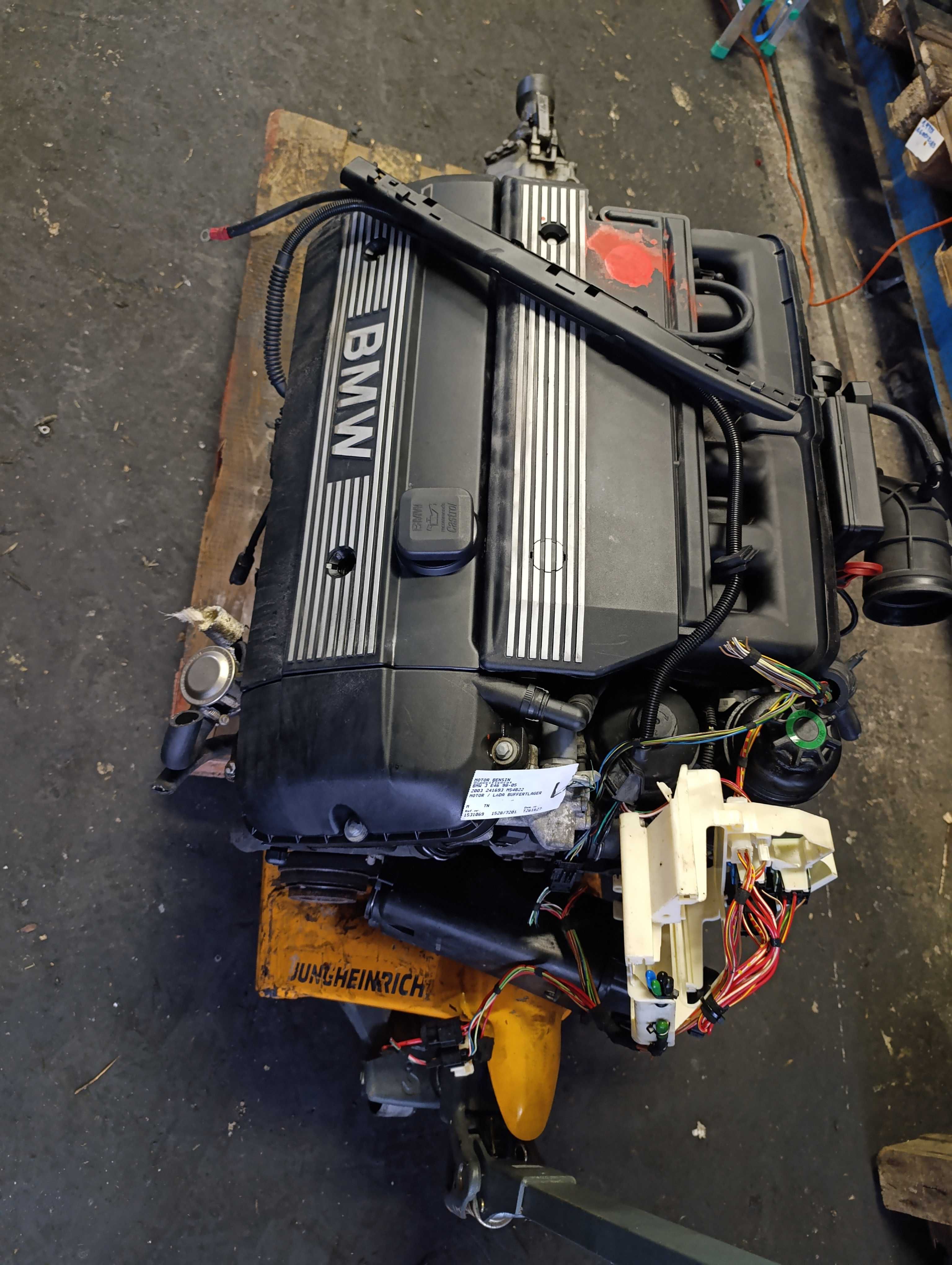 Silnik BMW E46 2.2 M54 B22 Kompletny z osprzętem