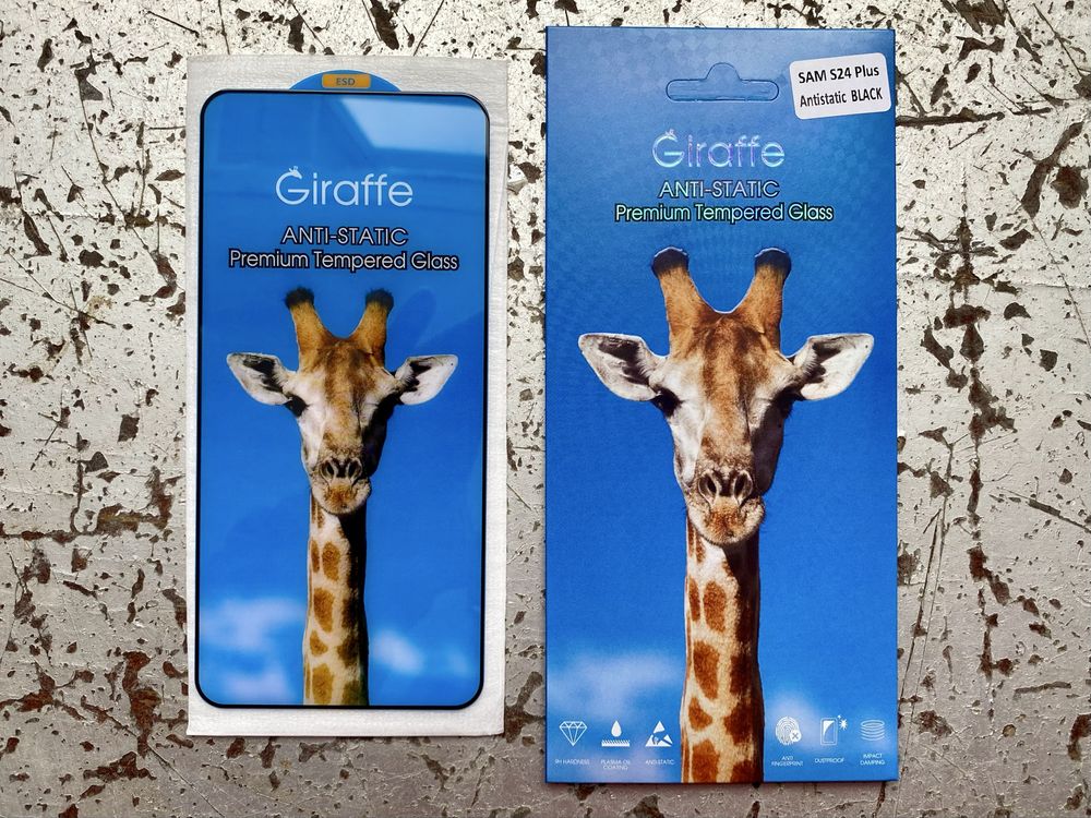 Стекло Anti-static для Samsung S24 S24Ultra S24+ Griraffe защитное