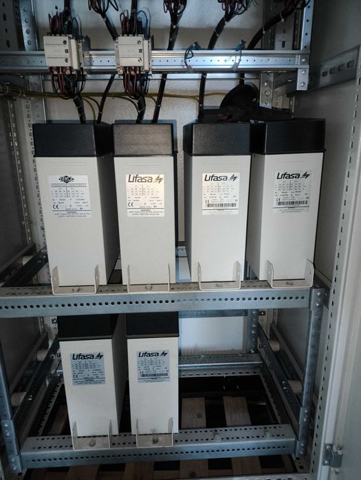 Quadro elétrico para energia reactiva de 160Kva