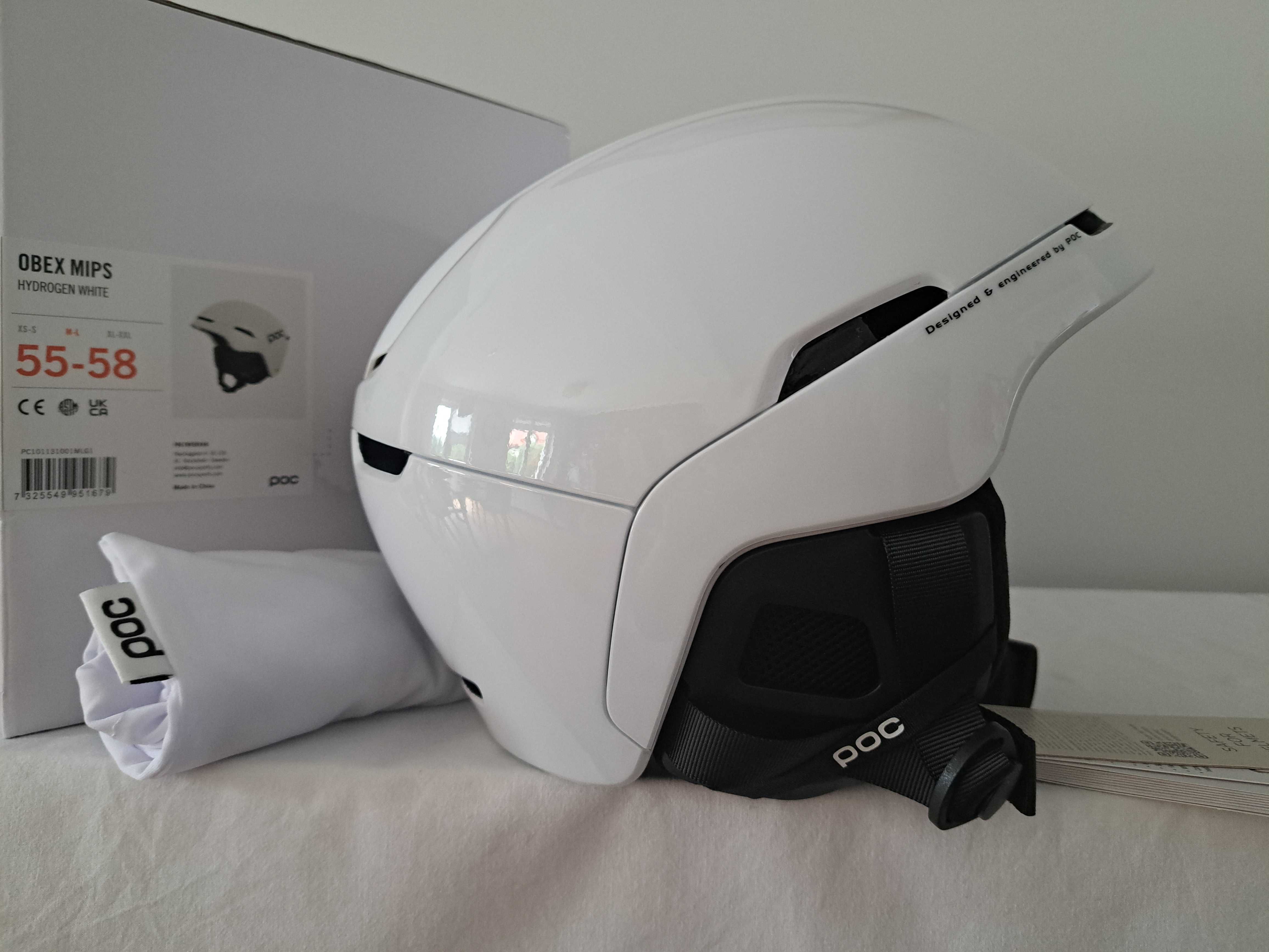 Kask narciarski POC Obex Mips Hydrogen White M/L 55-58cm