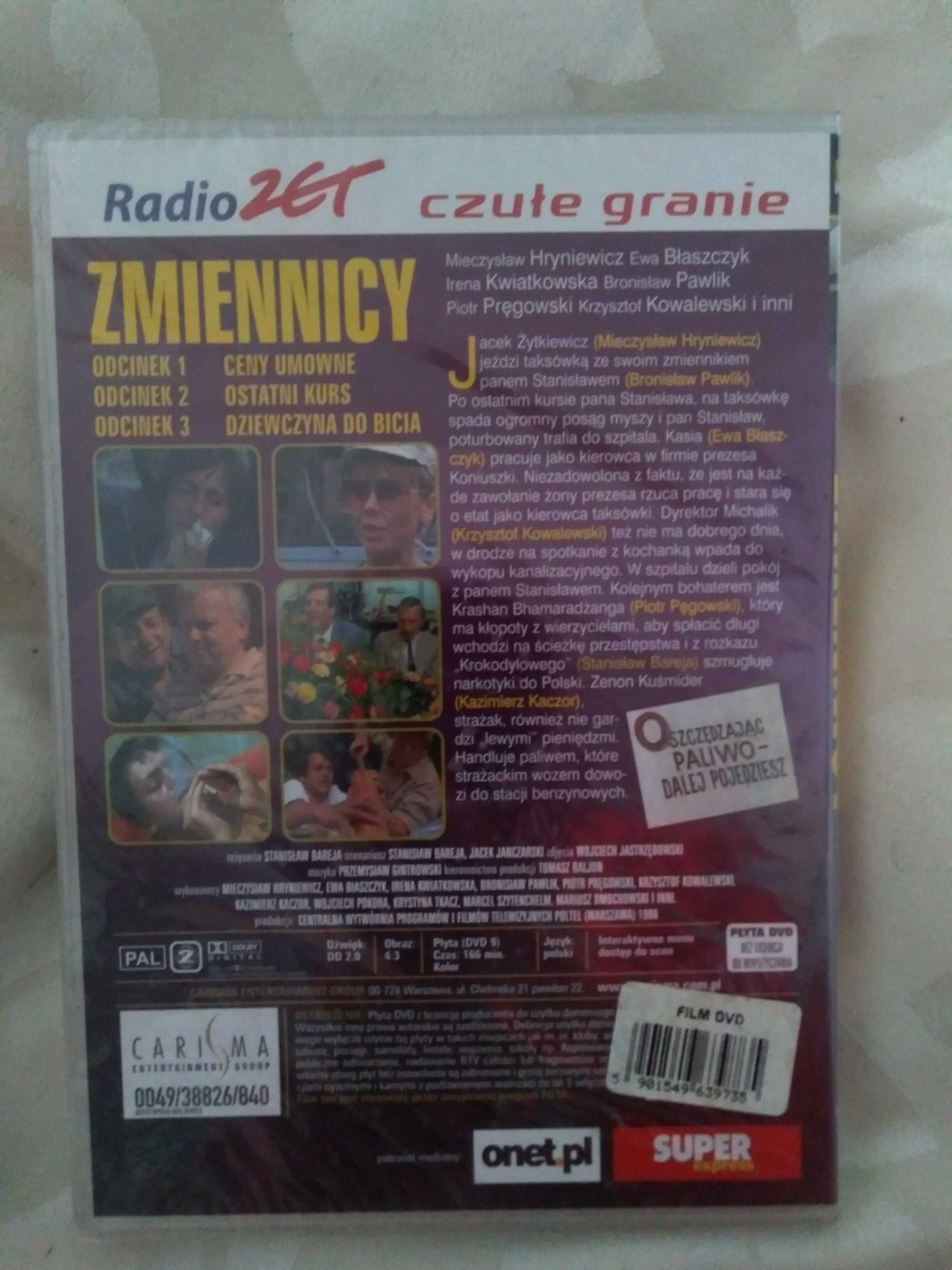 NOWA Zmiennicy płyta DVD film kino komedii kolekcja Stanisława Barei