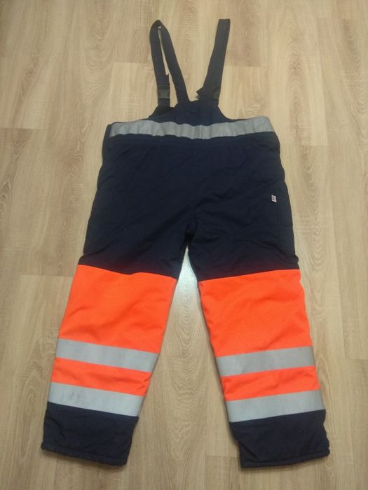 Ocieplane Ostrzegawcze Spodnie Robocze