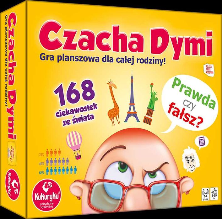 KUKURYKU gra planszowa dla CAŁEJ RODZINY CZACHA dymi