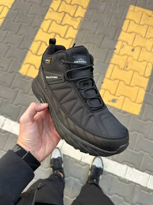 Чоловічі зимові кросівки Merrell Float Pro Black Cordura Winter
