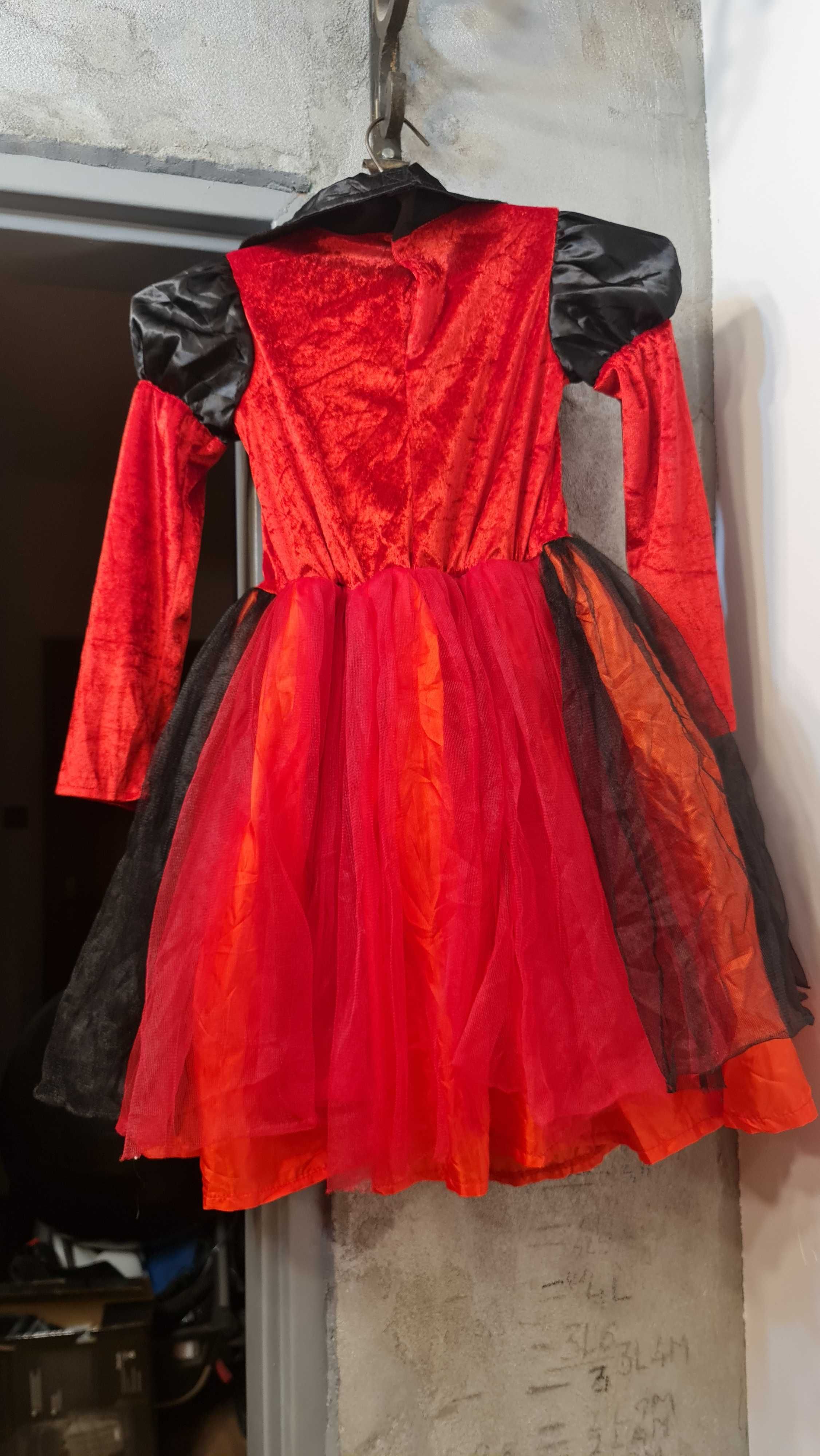 1810c Przebranie sukienka dla dziewczynki rozmiar 128