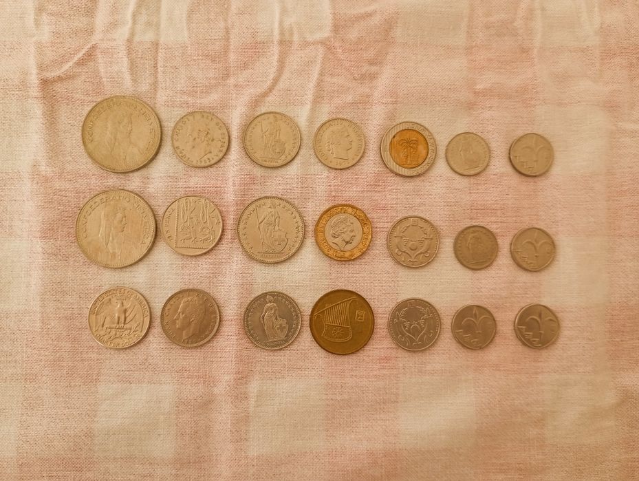 Moedas Antigas Diversas