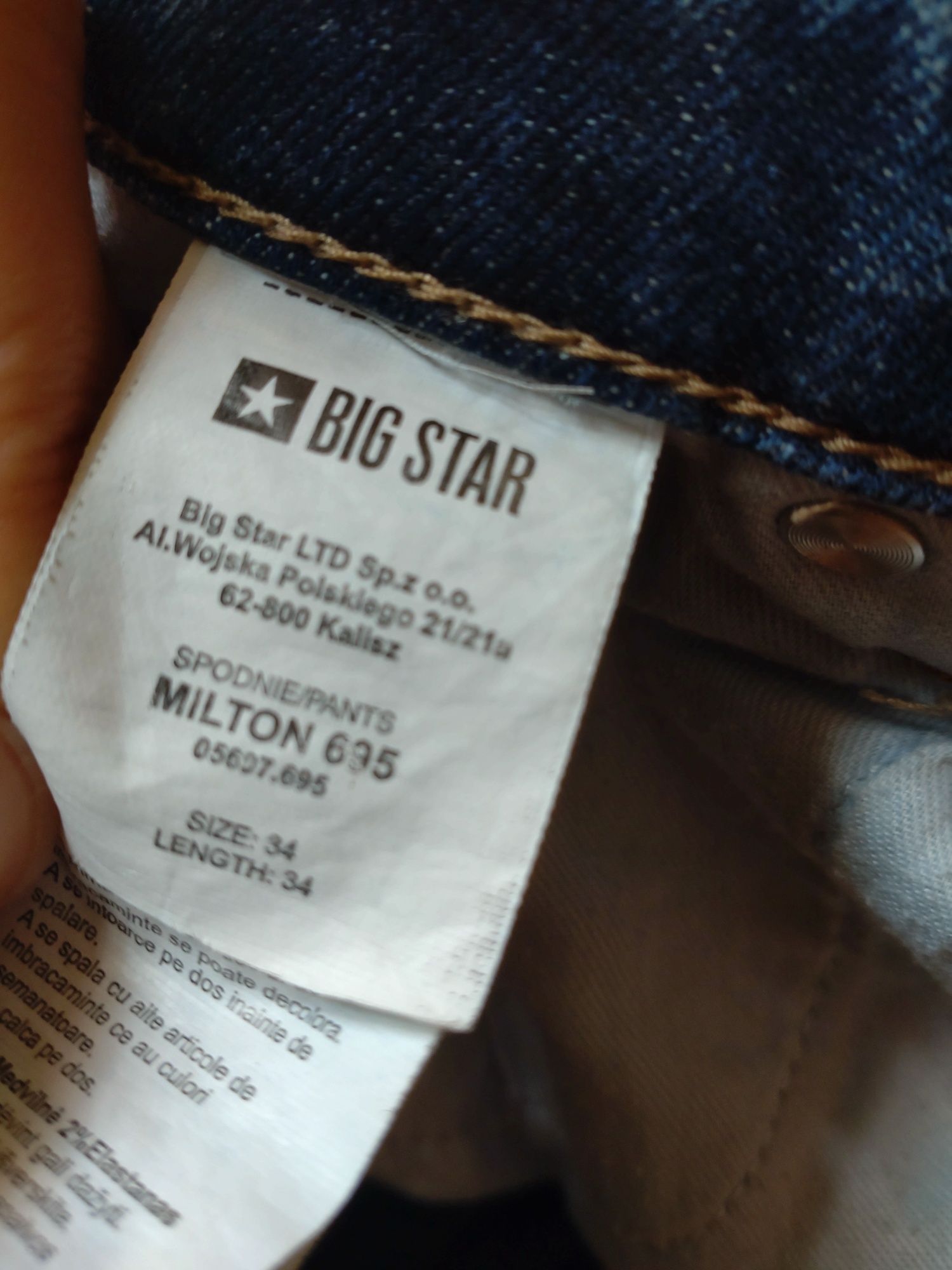 Jeansy Big Star r.34×34