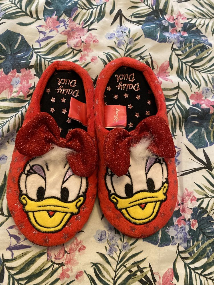 Disney świąteczne kapcie z Daisy roz. 34/35