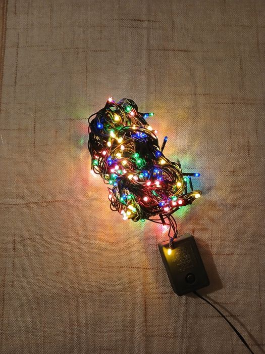 Lampki świąteczne, choinkowe, 200 lampek, 7 metrów