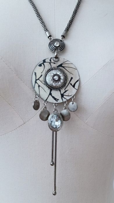 Fio comprido prateado Brigitte Bijou