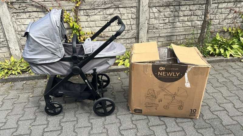 Wózek Newly szary gondola spacerówka