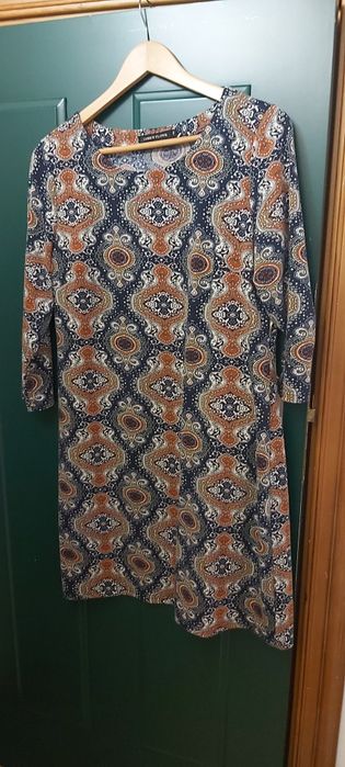 Vestido de malhinha estampado