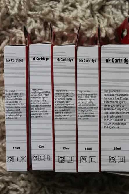 Tusze do drukarki 5 szt zgodny komplet XL CI-CL551XL CI-PG550XL