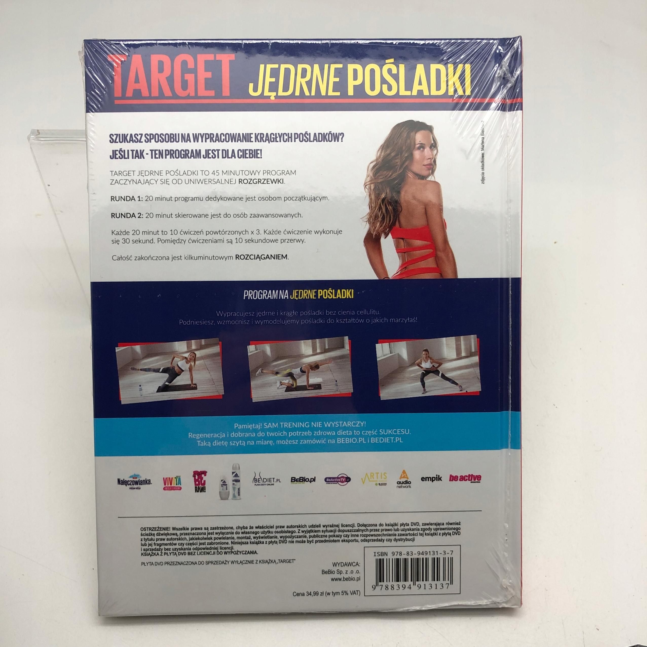 dvd - ewa chodakowska - target. jędrne pośladki nowa folia