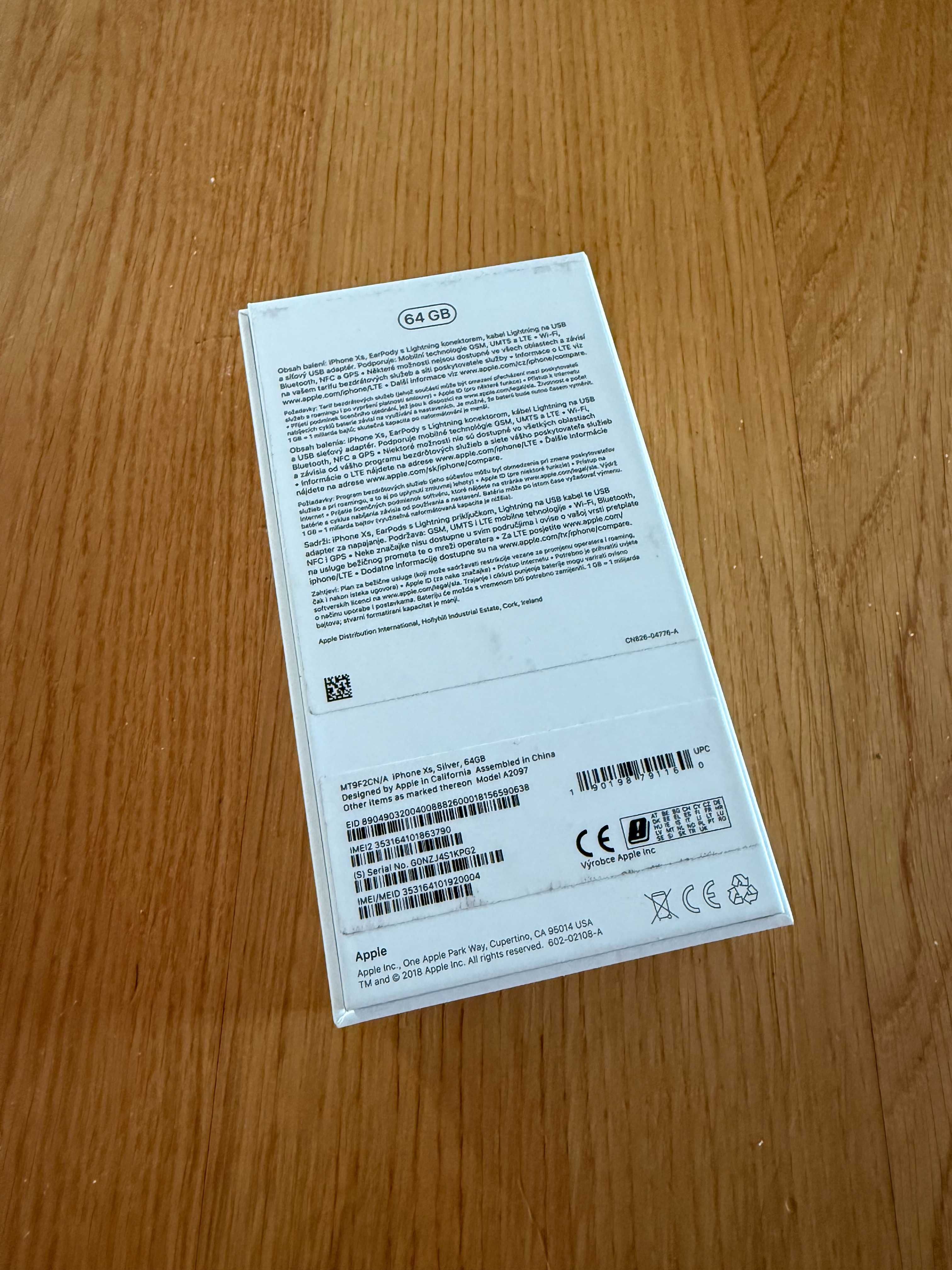 Telefon Apple iPhone XS 64GB Biały
