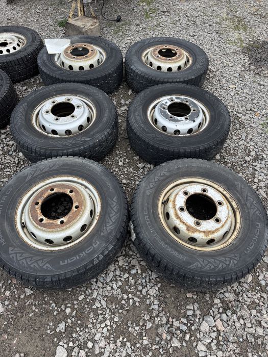 Диски  6/205/16С з шинами 225/75/16С Sprinter,Iveko,Krafter