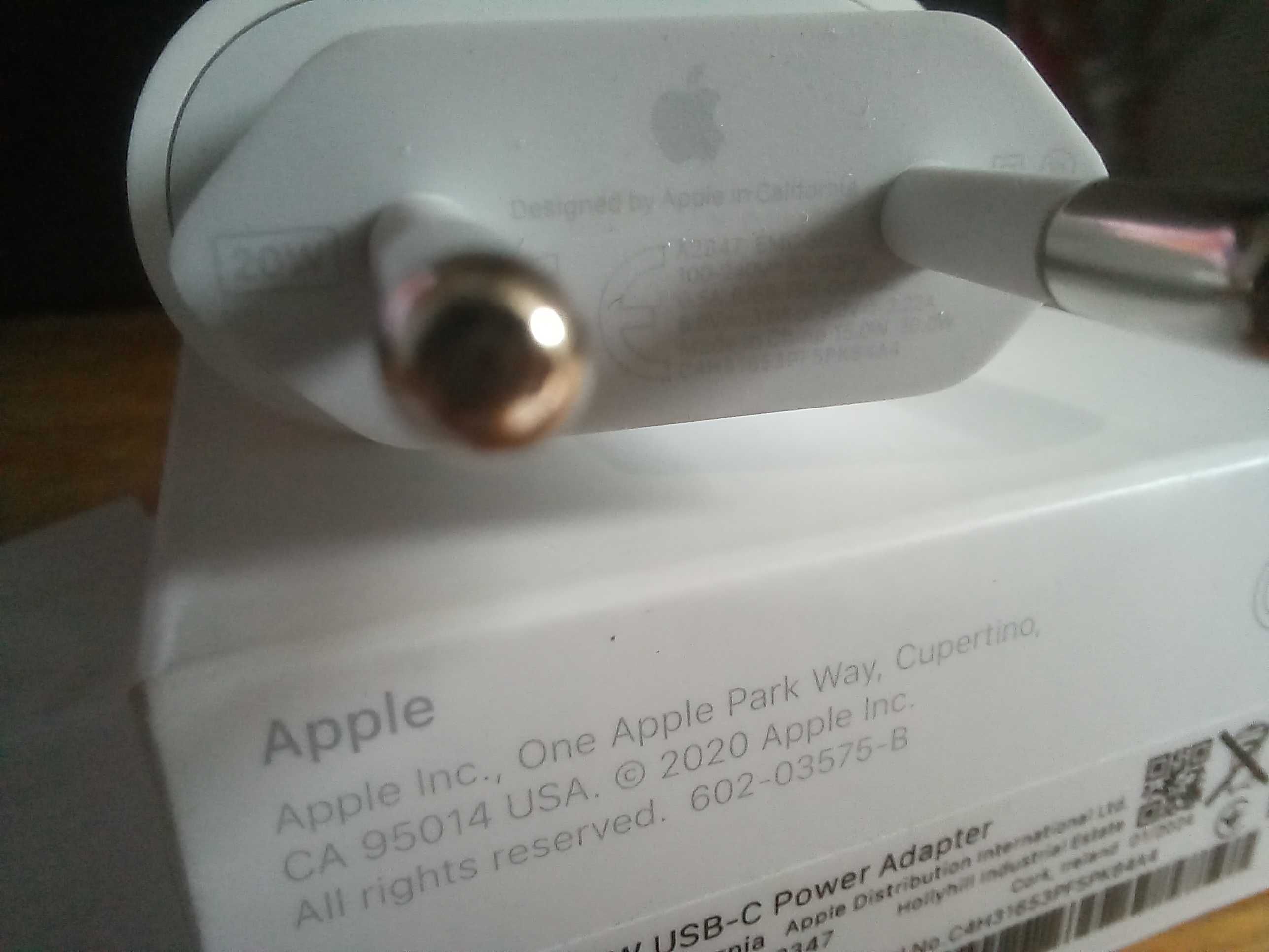 Ładowarka APPLE 20W z kablem lighting do iPhone