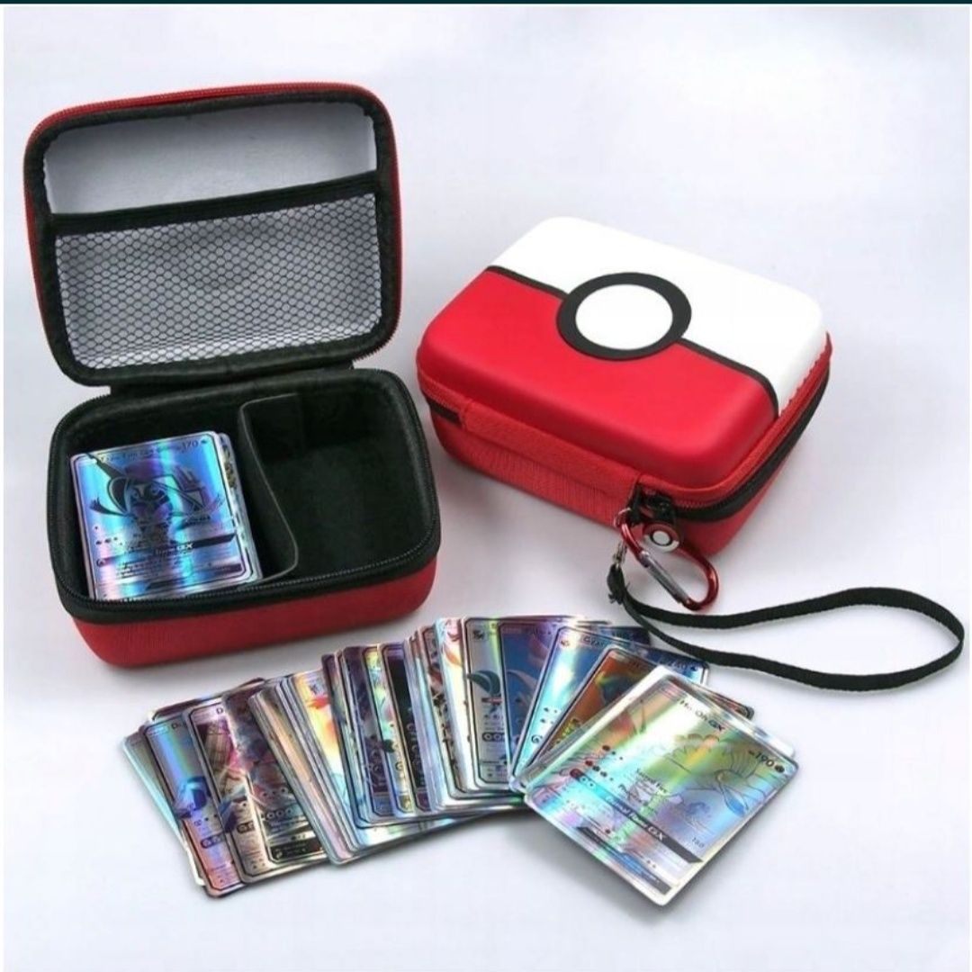 Etui Na KRATY POKEMON PUDEŁKO Na Figurki Smyczka Zapinka Album NOWY