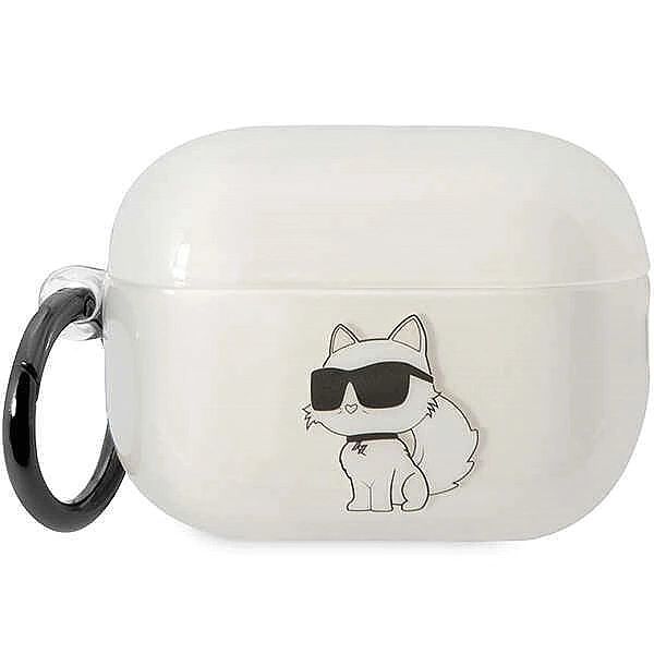 Etui Karl Lagerfeld Ikonik Choupette na AirPods Pro 2 - przezroczyste