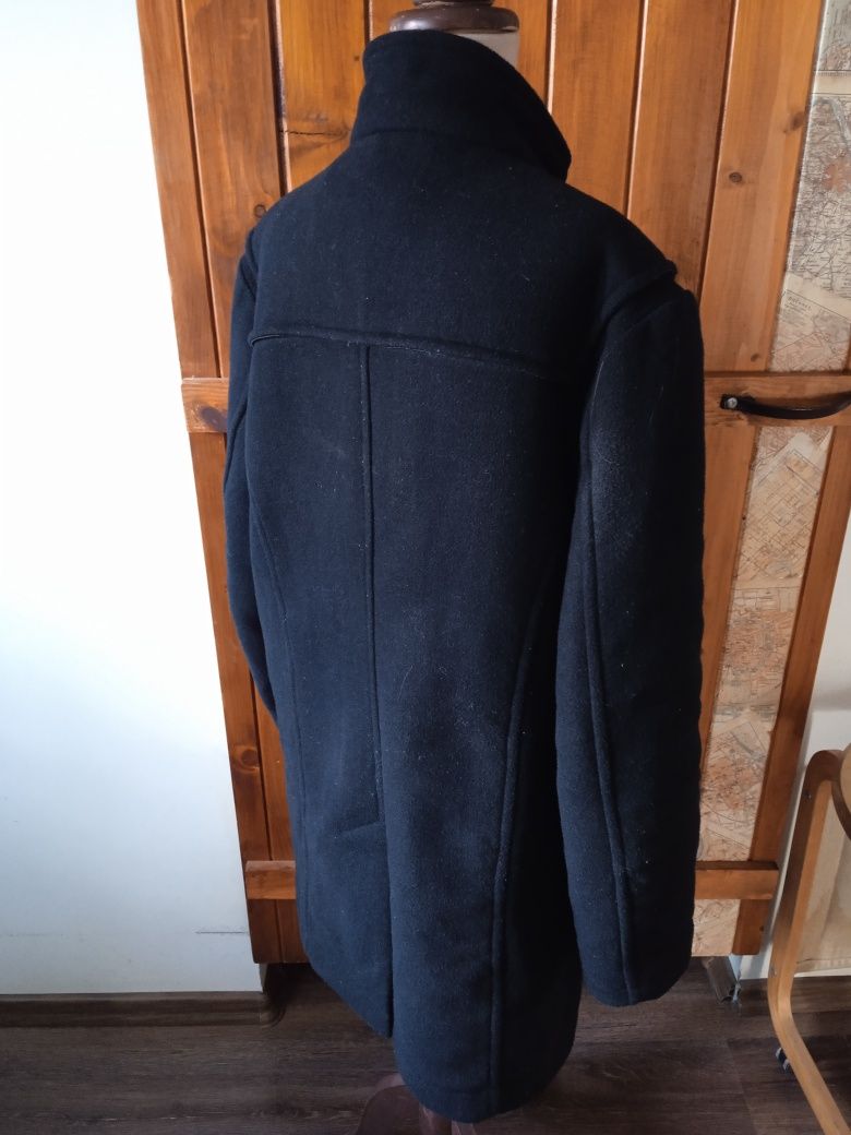Męski płaszcz budresówka czarny 40 L McNeal Peek & Cloppenburg