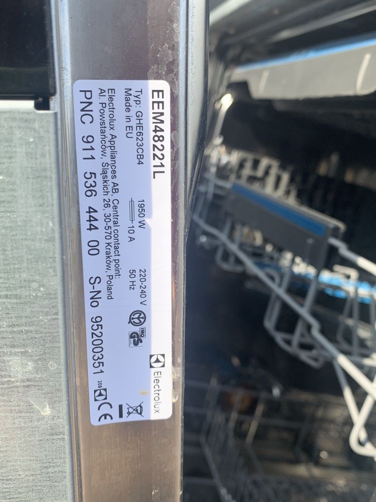 Electrolux zmywarka do zabudowy