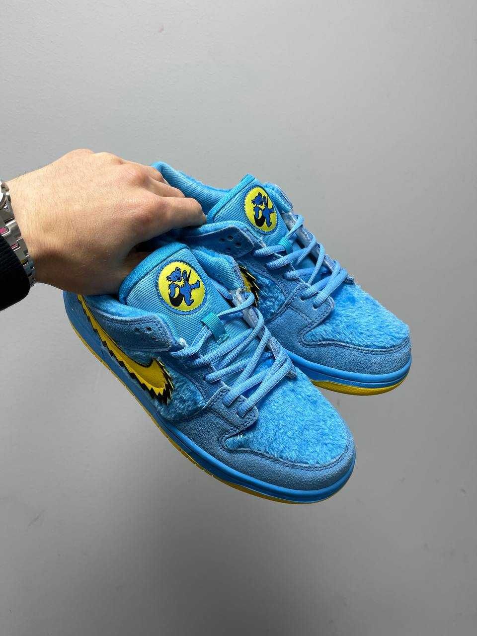 Жіночі кросівки Nike SB Dunk Low x Grateful Dead Blue Bear