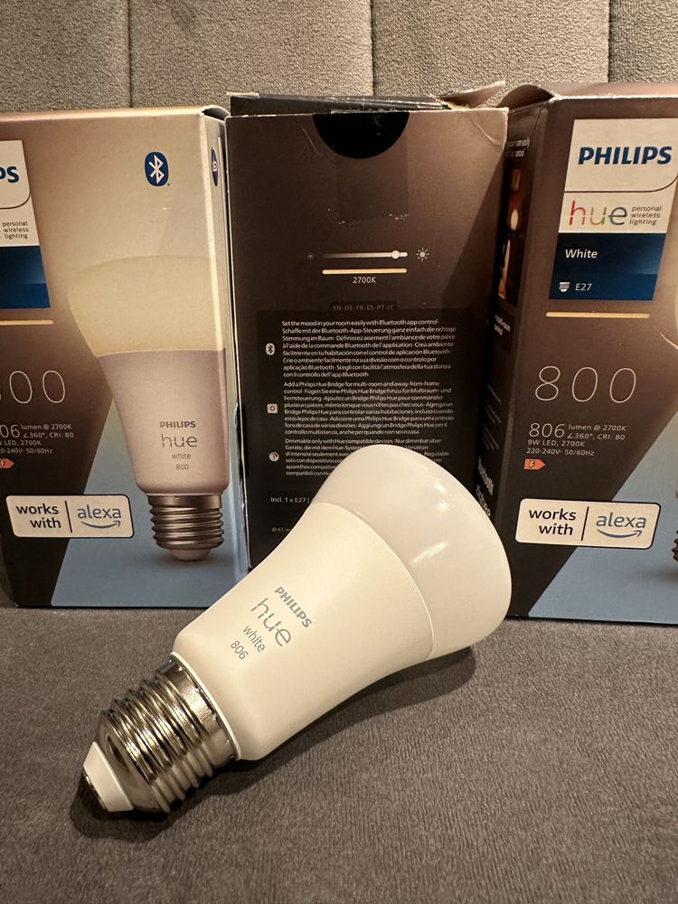 Philips hue White 800 - zestaw trzech żarówek e27