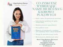 Usługi kadrowo - płacowe, ZUS, PFRON, SODIR, listy płac, kadry, płace