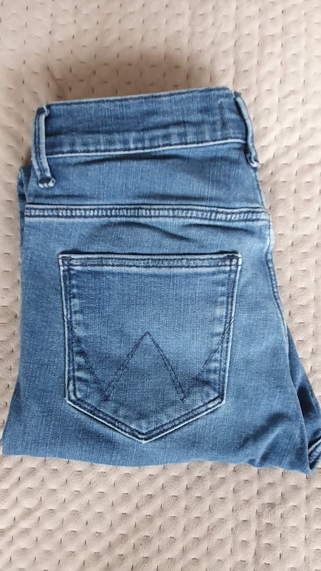 Spodnie jeansy Wrangler High Rise Skinny rozmiar 34/36