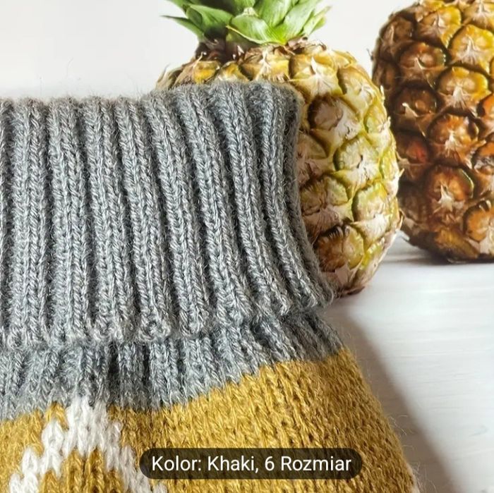 Ciepły sweter dla zwierząt Khaki S