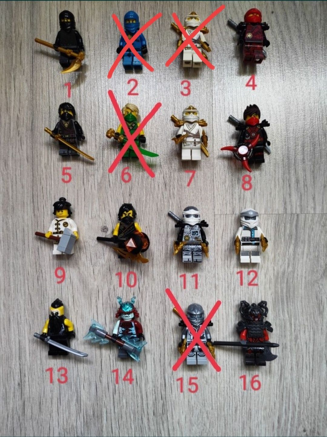 Figurki lego ninjago, nexo knights, batman