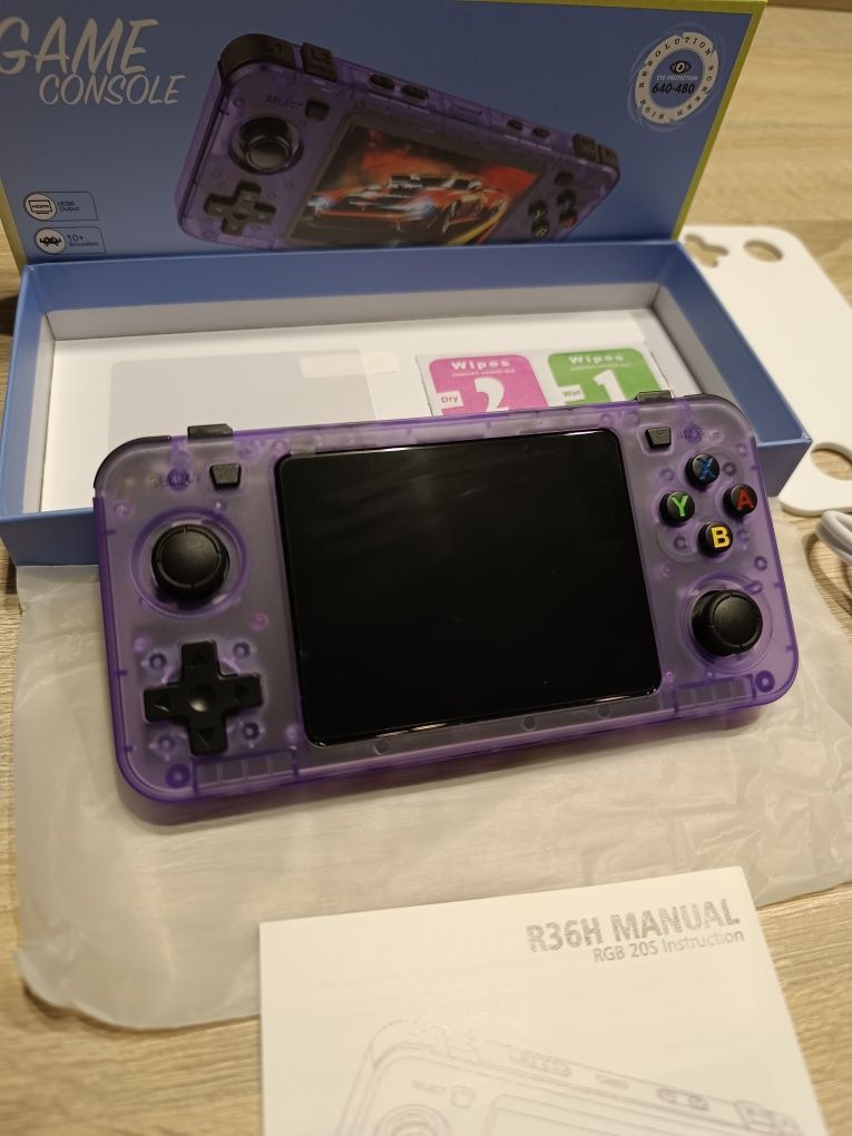 Konsola przenośna R36H 15000 gier GameBoy Pegasus PS1 emulator NOWA