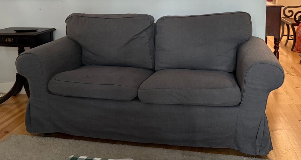 Sofa Cinzento Ikea