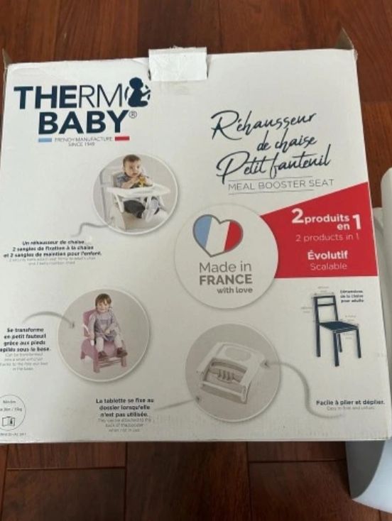 Krzesełko sa siedzenia do kąpieli Thermobaby dla dzieci do karmienia