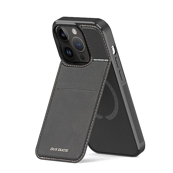 Etui portfel Dux Ducis Rafi Mag z podstawką 3w1 do iPhone 13 Pro z Mag