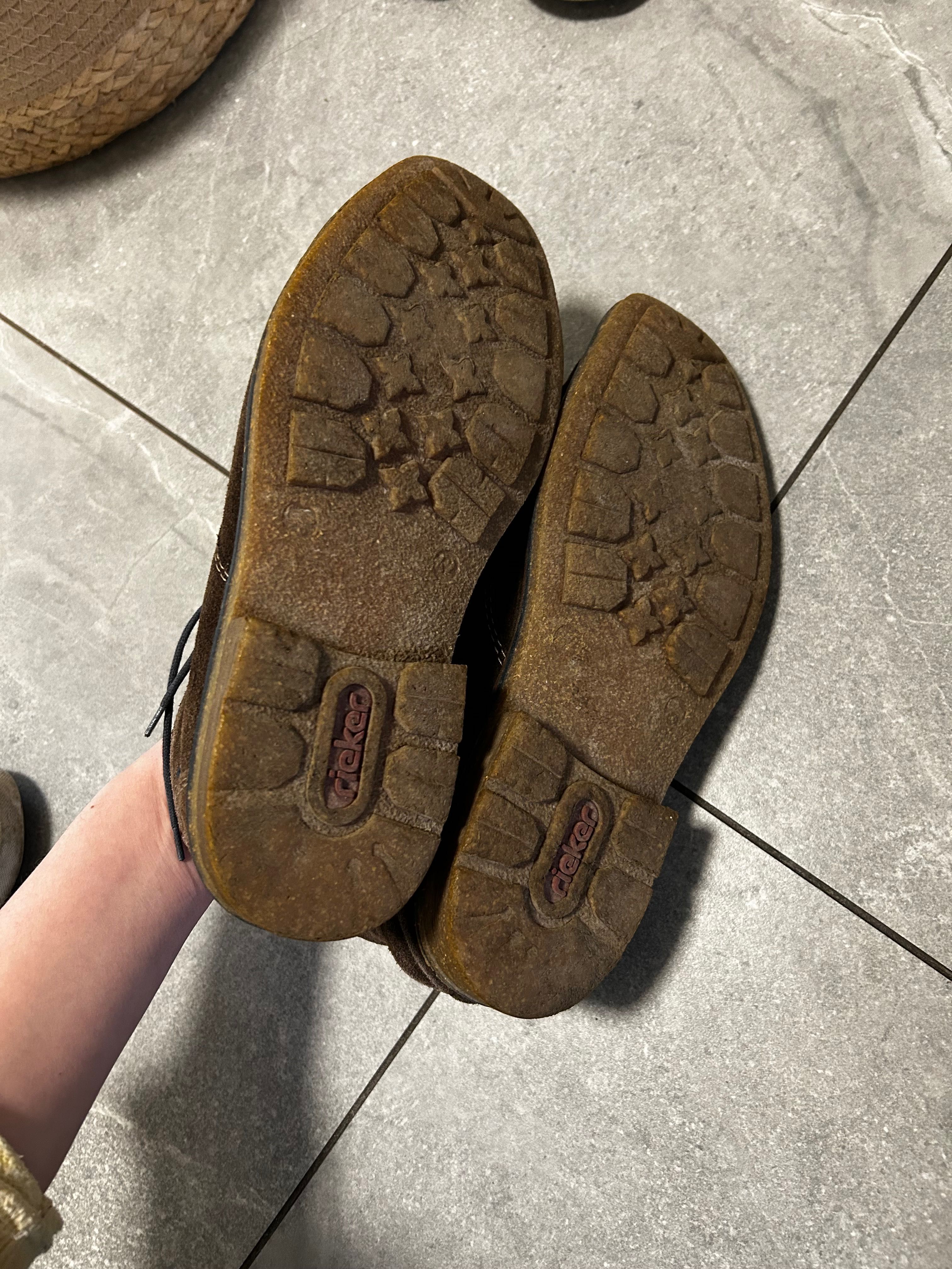 Rieker buty zamszowe 42