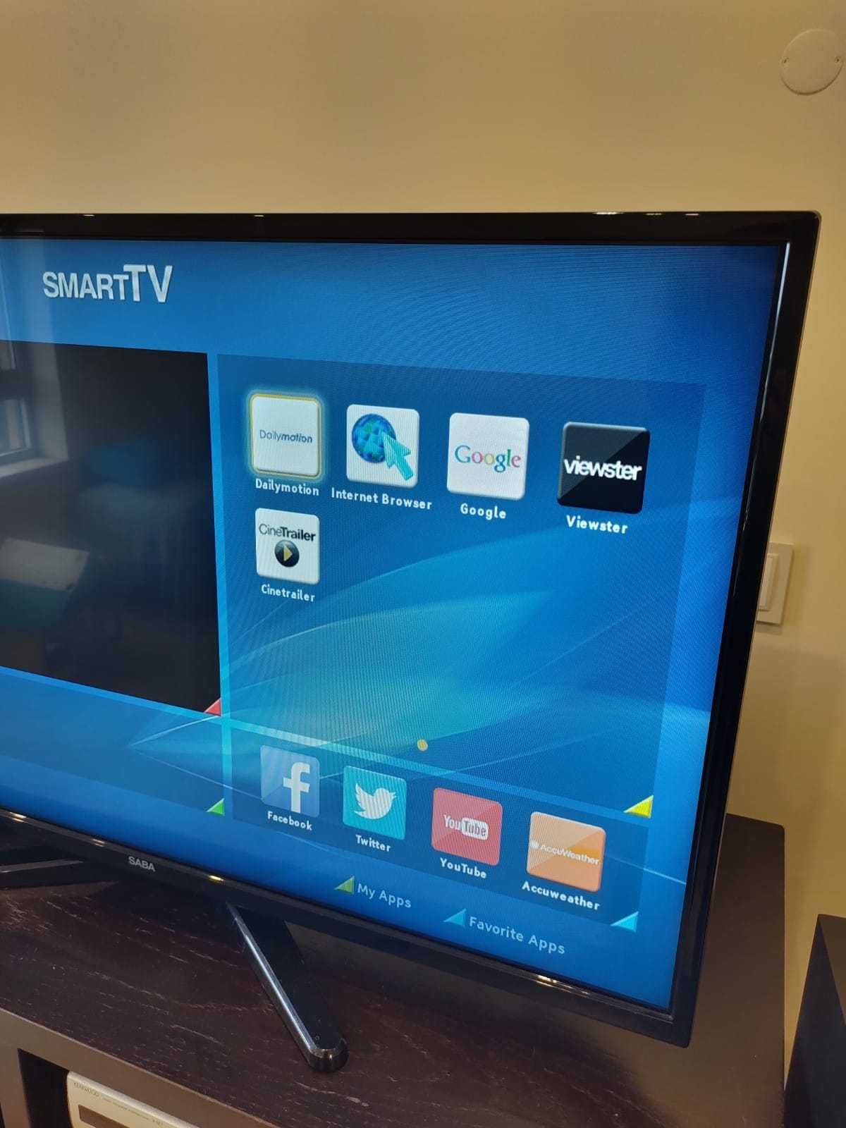 Televisao SMART TV LED LCD SABA  S3926-FHD ( Vestel ) 39"  Funciona OK