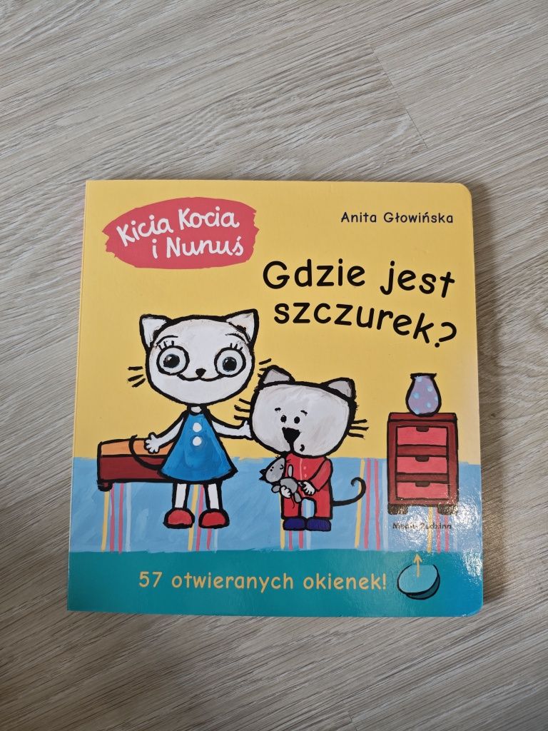 Książeczka z okienkami Kicia Kocia i Nunuś x5