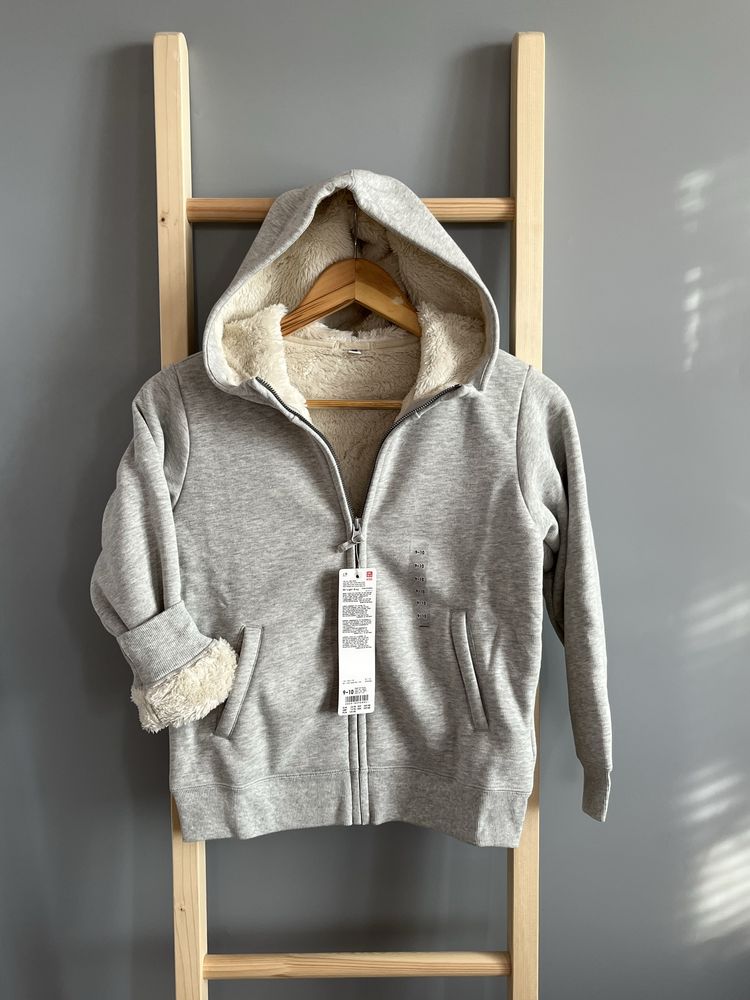 Утеплена кофта худі HEATTECH Uniqlo шерпа