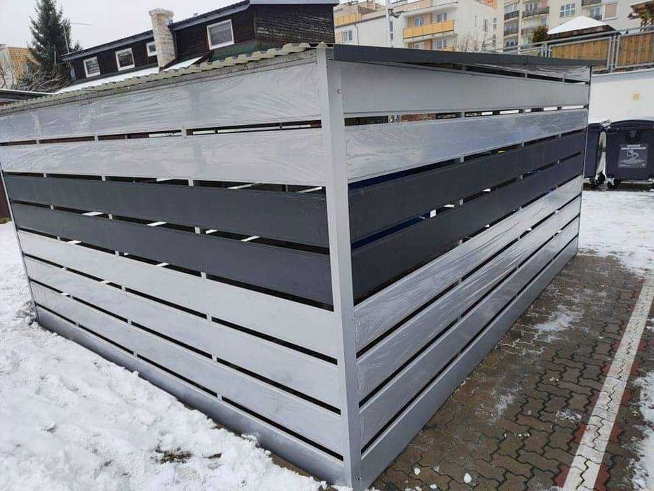 Wiata śmietnikowa panelowa SUPER CENA
