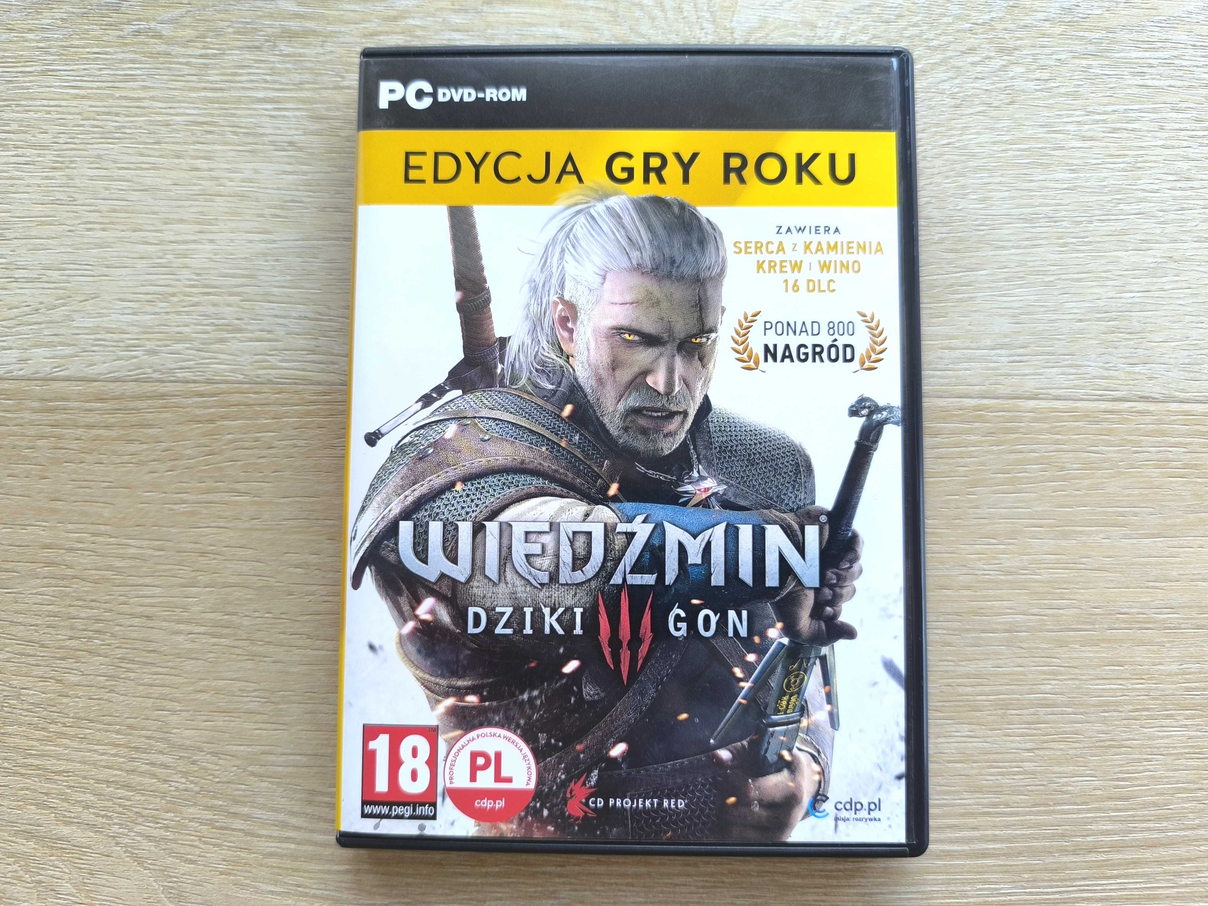 Wiedźmin 3 Dziki Gon - EDYCJA GRY ROKU [PC] (DUBBING PL)