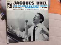 Jacques Brel ‎Les Paumés Du Petit Matin 1962 França