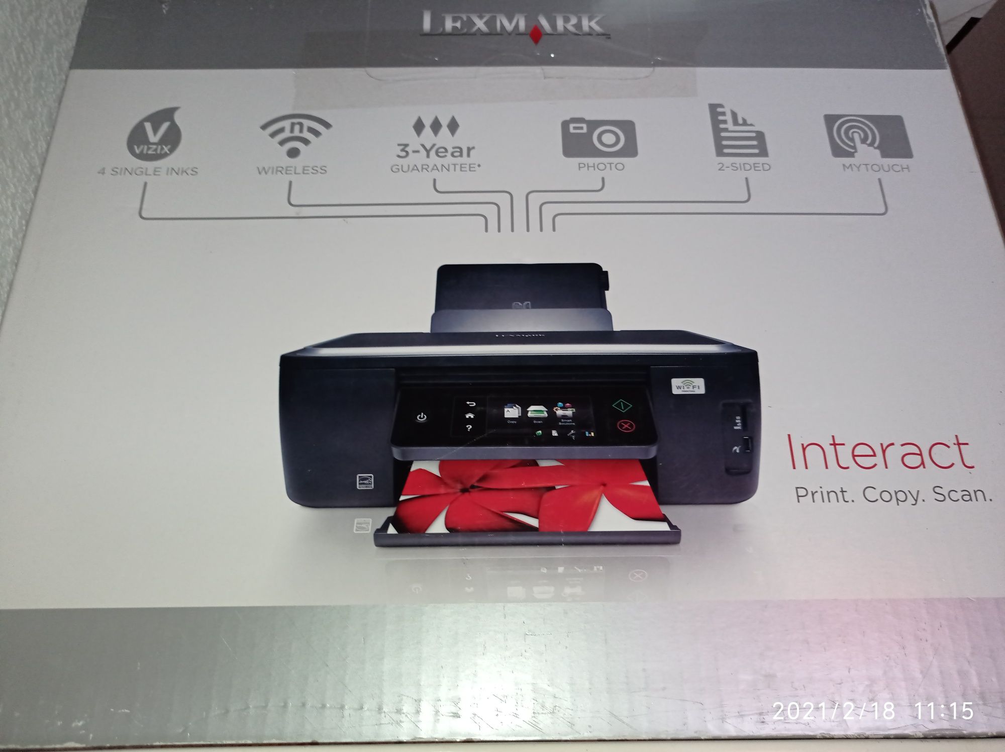 Wi-Fi МФУ Lexmark Interact s605