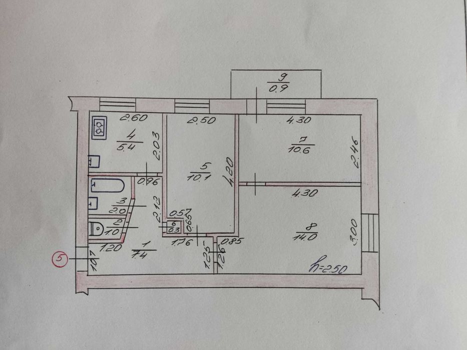 Оренда 3-кімнатної квартири Луцьк (вул. Потебні 48)