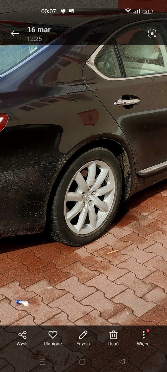 Felgi aluminiowe 18" Lexus LS ES IS GS NX RX opony gratis