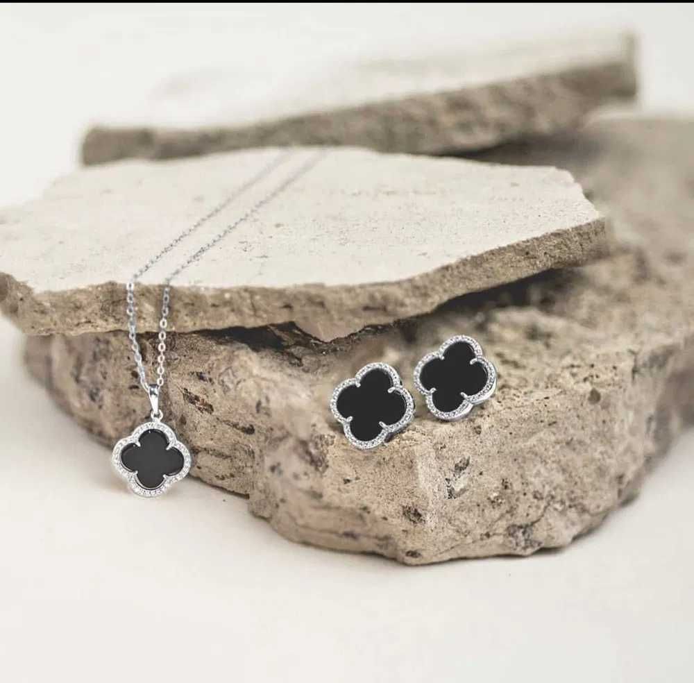 Підвісок сережки браслет срібло 925 проби Ван Клиф Van Cleef