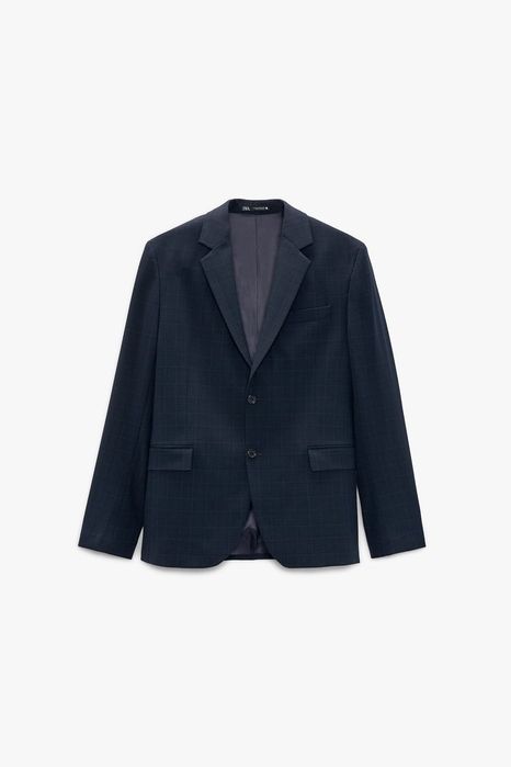 Fato Zara azul padrao novo Calça tam 38 Blazer 48 por estrear