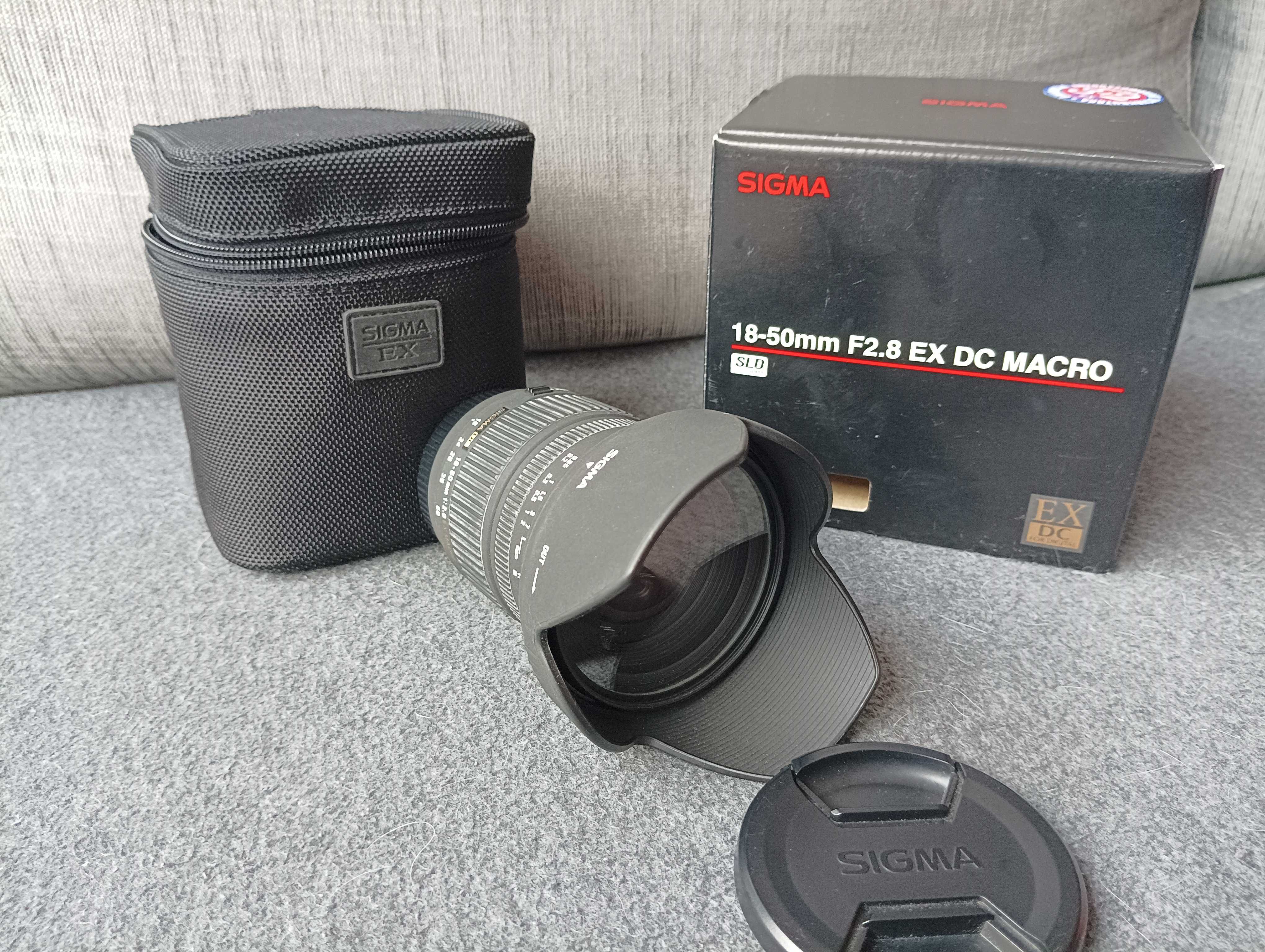 Sigma 18-50mm f2,8 EX DC MACRO do SONY